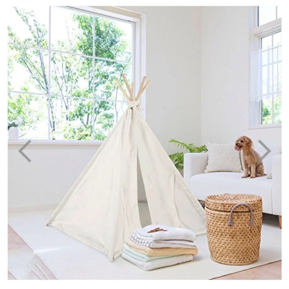 Portable Foldable Cotton Canvas Pets House